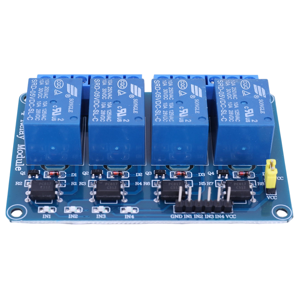 5V 12V 4 Channel Relay Board w - Relay Module 4 Channel recension och pris