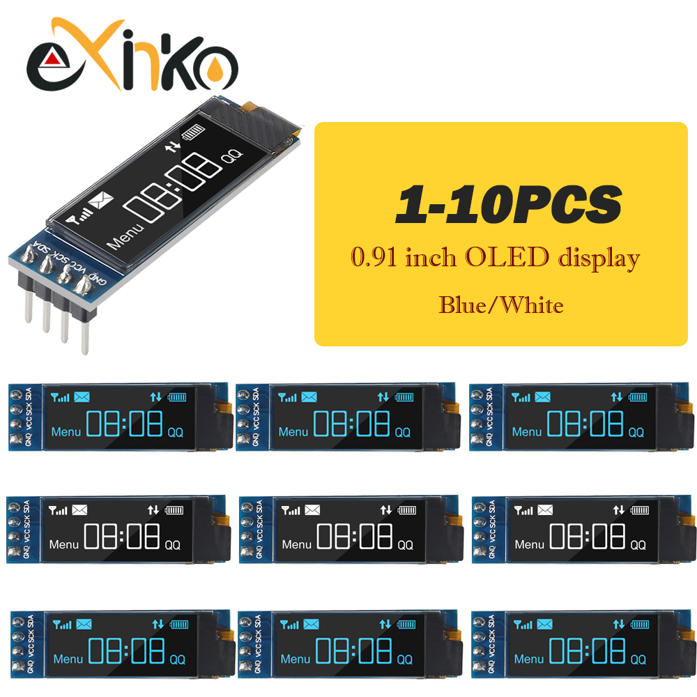 1-10pcs 0.91 inch OLED Display - Oled Display 0.96 recension och pris