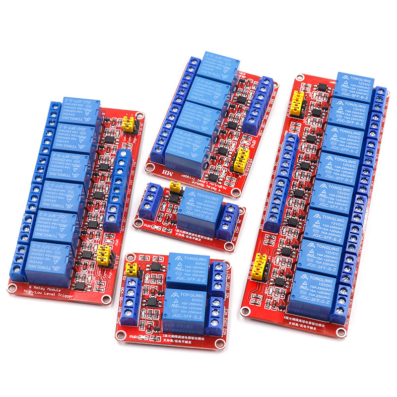 1/2/4/8-channel 5v/12v/24v Rel - Relay Module 4 Channel recension och pris
