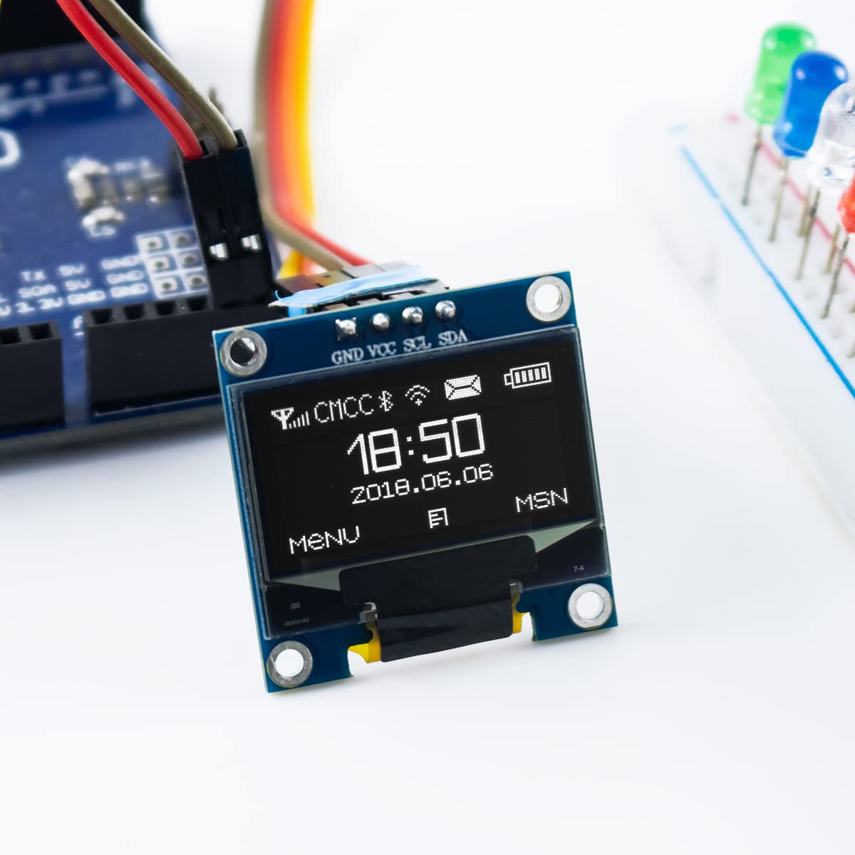 0.96 Inch OLED I2C IIC Display - Oled Display 0.96 recension och pris