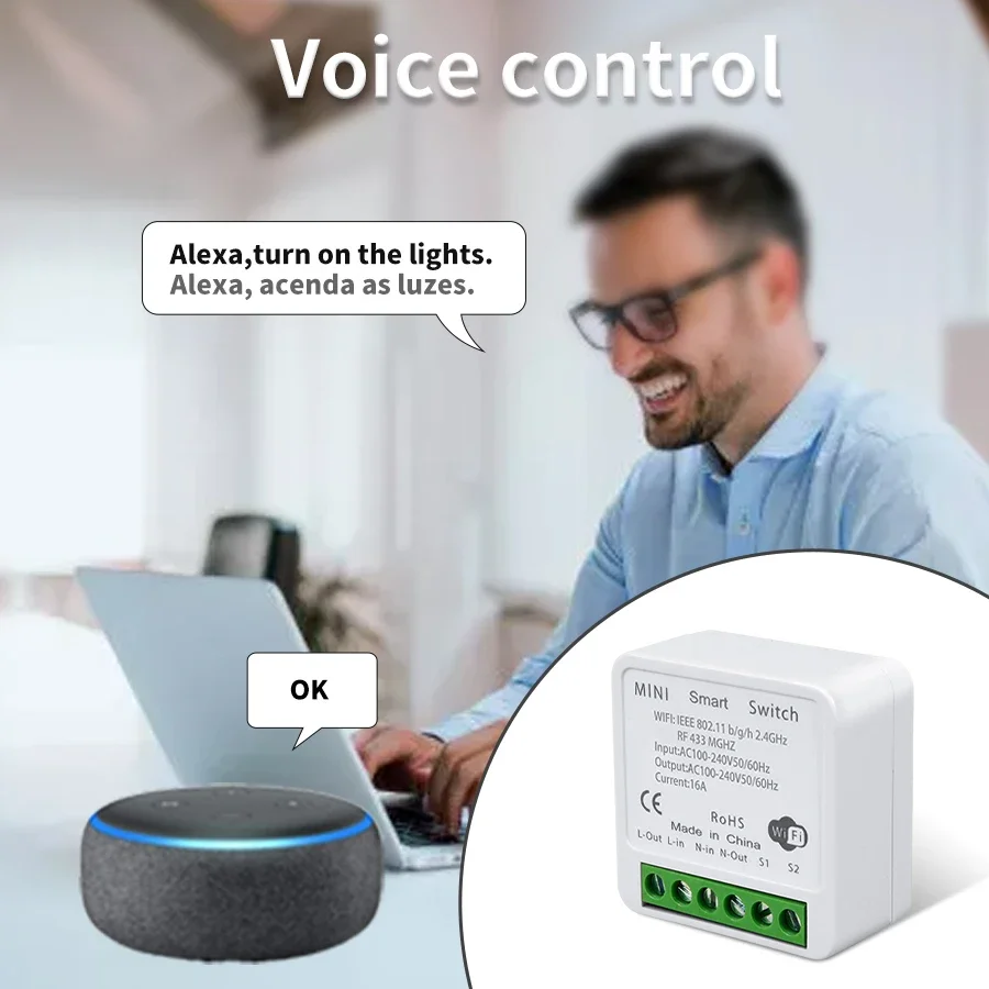 Wifi RF 433MHz Smart Switch Tu - Ir Remote Module recension och pris