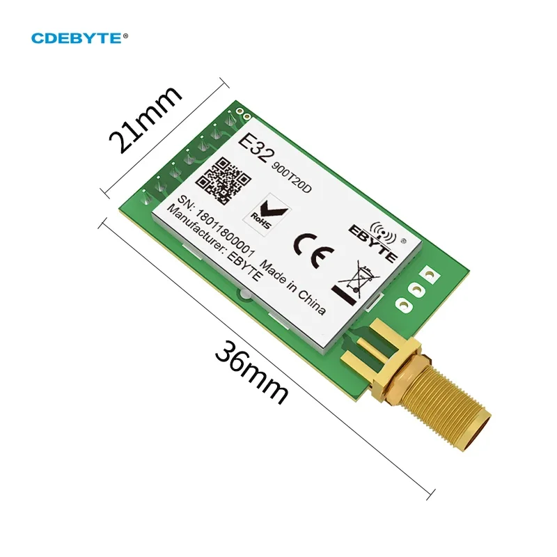 Ebyte E32-900T20D V8 LoRa 868M - Lora Sx1278 recension och pris