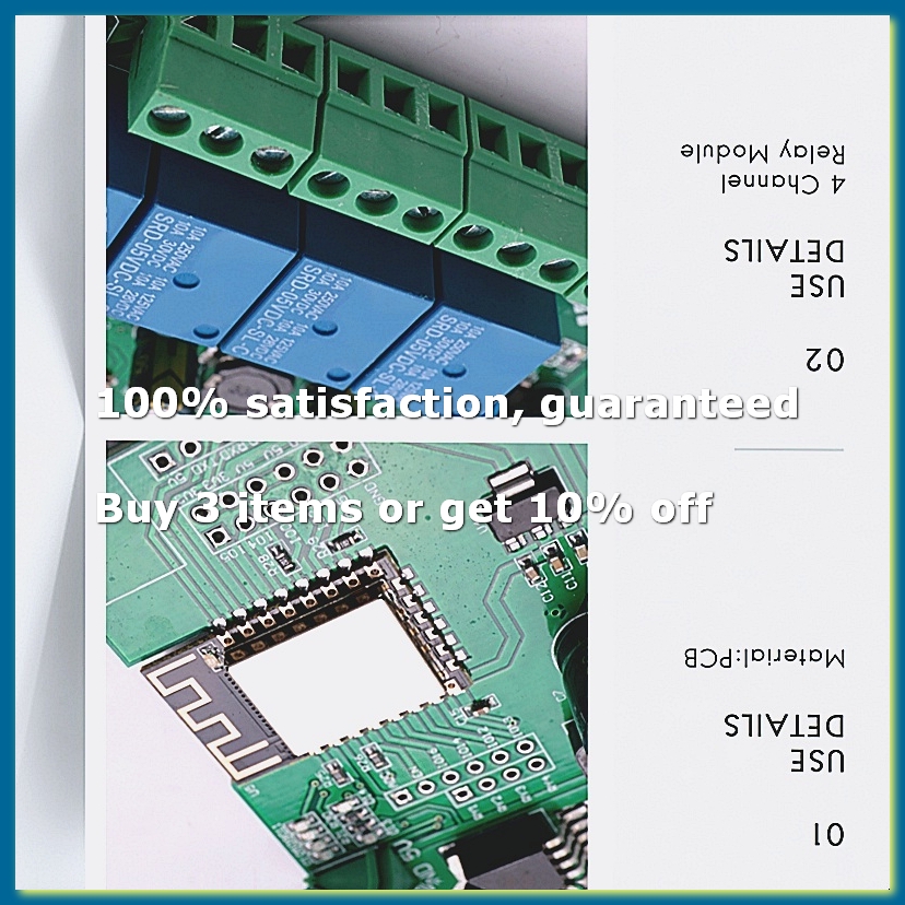 ESP8266 Wireless WIFI 4 Channe - Relay Module 4 Channel recension och pris